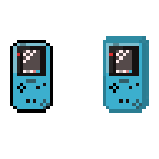Pixel art gameboy
