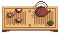 Pixel art čajový set Yixing